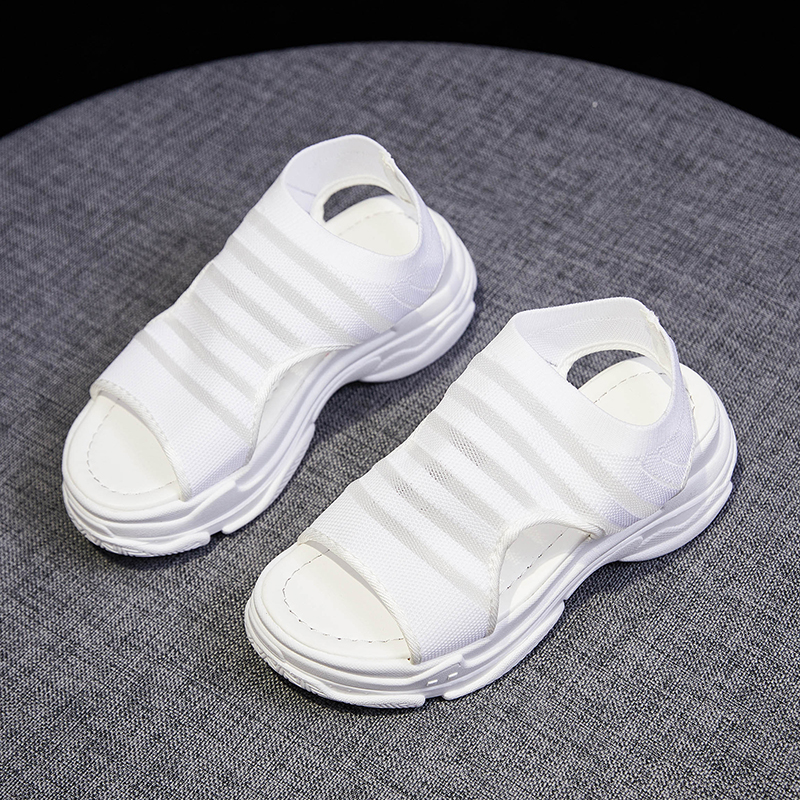 2021Summer New Women Sandals fashion Women's Increase Sandals Women's Slip Comfortable Elastic Band Flat Sandals women size35-40 - Image 7