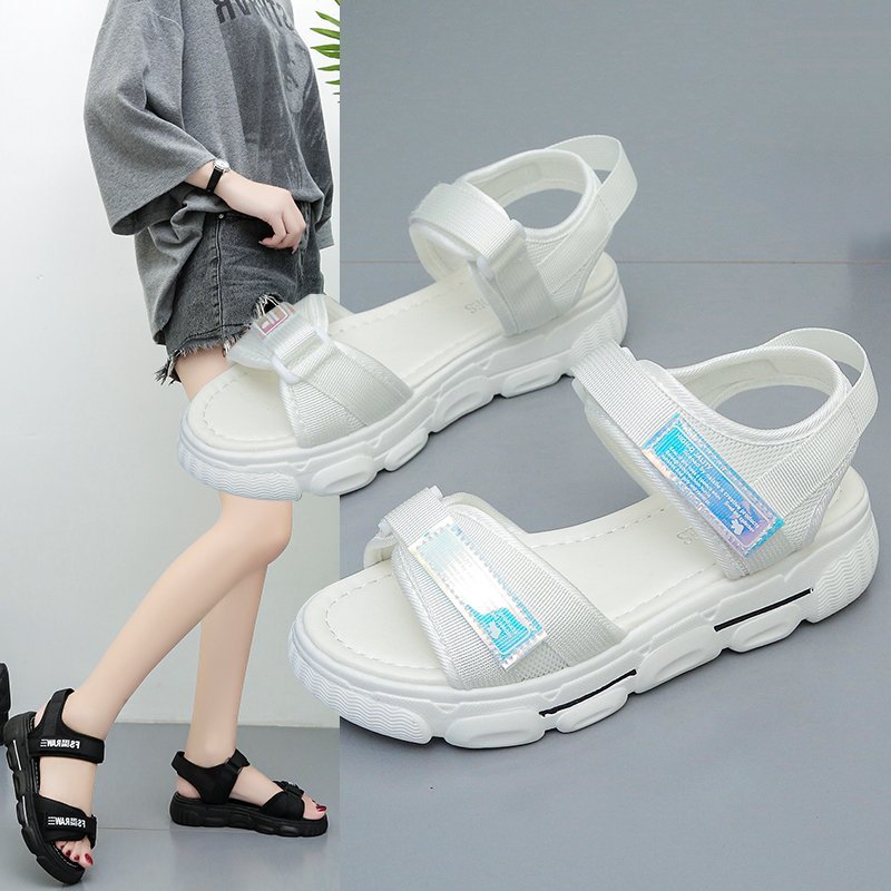 Sandals Women Summer Platform Shoes New Women's Fashion Ladies Shoes and Sandals Sandalias De Mujer white Leisure Sandles