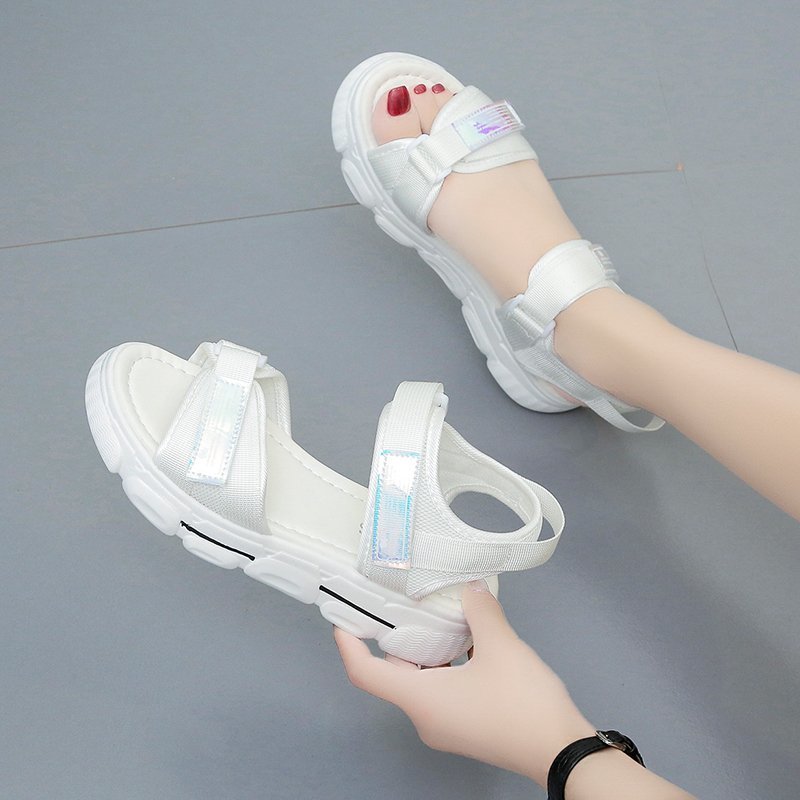 Sandals Women Summer Platform Shoes New Women's Fashion Ladies Shoes and Sandals Sandalias De Mujer white Leisure Sandles - Image 4