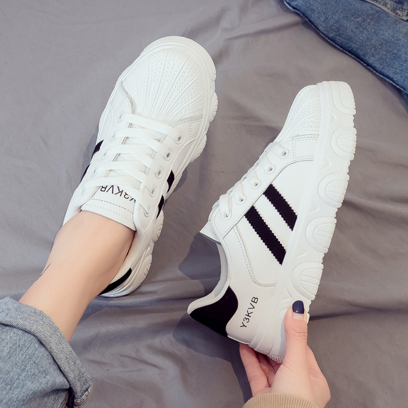 Women's White Chunky Sneakers Women Shoes Platform Casual Sport Shoes New Spring Vulcanized Tennis Female3.5cm basket femme - Image 4