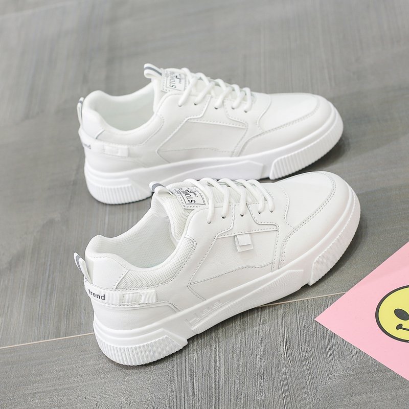 Womens Sneakers Platform Med Heel Ladies Wear-resisting Comfortable Leather Casual Shoes Women Vulcanized Shoes Zapatos De Mujer - Image 3