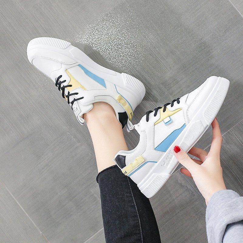 Womens Sneakers Platform Med Heel Ladies Wear-resisting Comfortable Leather Casual Shoes Women Vulcanized Shoes Zapatos De Mujer - Image 6