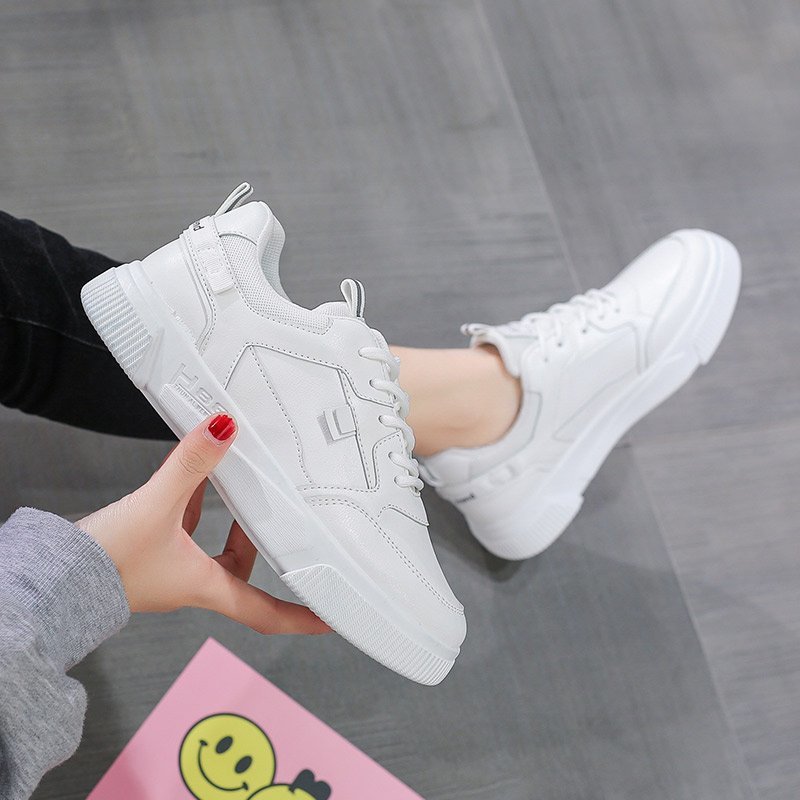 Womens Sneakers Platform Med Heel Ladies Wear-resisting Comfortable Leather Casual Shoes Women Vulcanized Shoes Zapatos De Mujer - Image 7