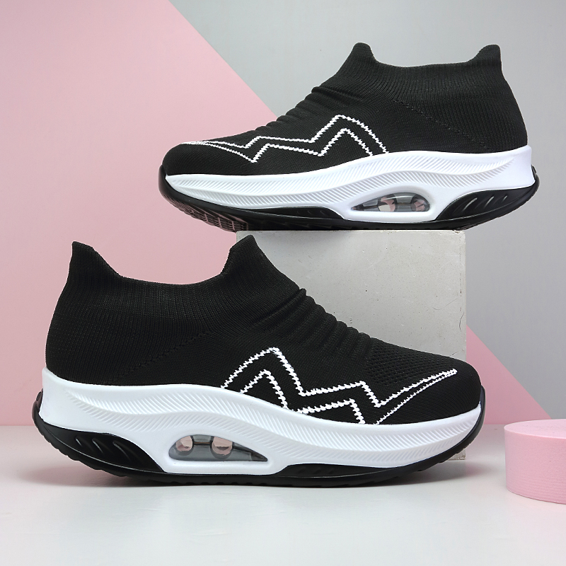 Comfortable Women Casual Shoes Fashion Breathable Running Walking Swing Shoes Slip On Ladies Sneakers Tenis Feminino - Image 4