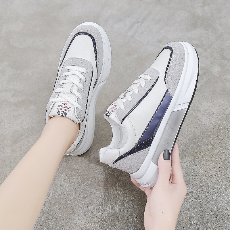 Big Size Women Sneakers Autumn Leather Light White Sneaker Female Platform Vulcanized Shoes Spring Casual Breathable Sports Shoe - Image 4