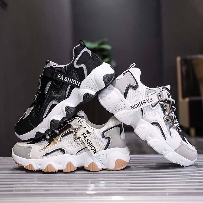 Top Fashion Sneakers Woman black Chunky Casual Shoes Platform Designers Female Mesh Women Vulcanized Shoes Trainers - Image 5