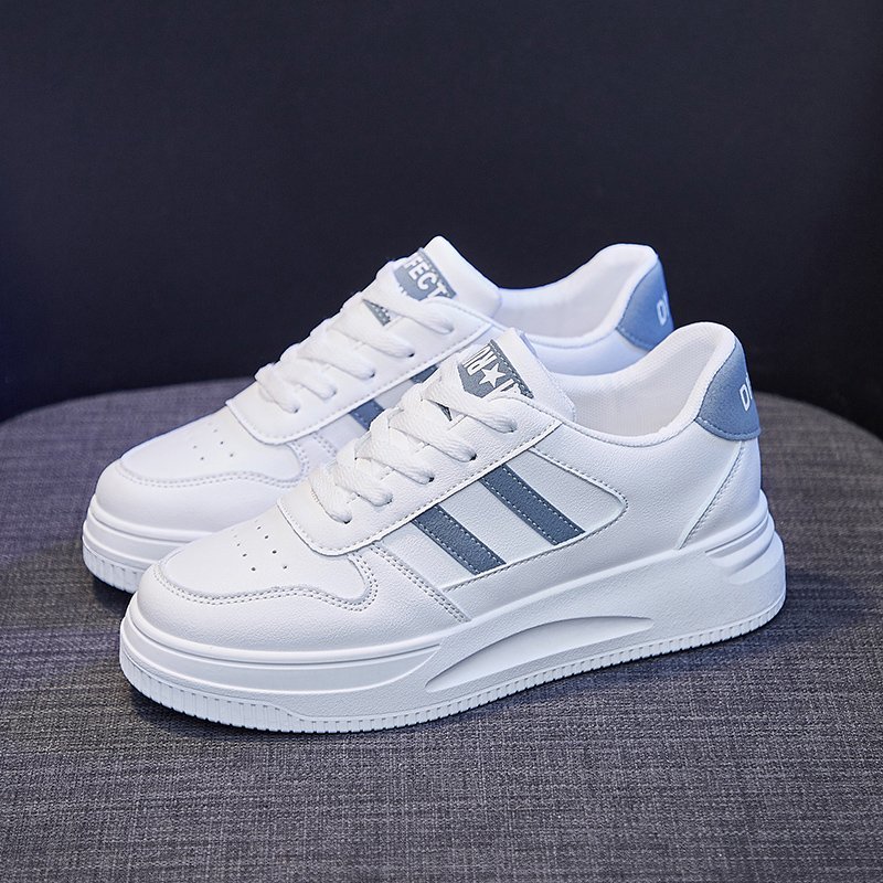 Big Size Women Sneakers Autumn Leather Light White Sneaker Female Platform Vulcanized Shoes Spring Casual Breathable Sports Shoe - Image 2