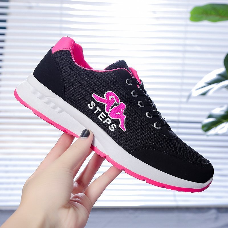 Fashion Women Lightweight Sneakers Shoes Outdoor Sports Shoes Breathable Mesh Comfort Shoes Air Cushion Lace Up Zapatos Mujer - Image 2