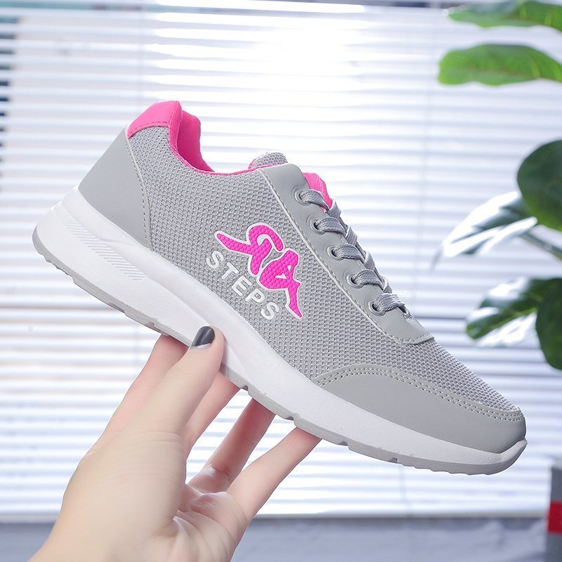 Fashion Women Lightweight Sneakers Shoes Outdoor Sports Shoes Breathable Mesh Comfort Shoes Air Cushion Lace Up Zapatos Mujer - Image 4