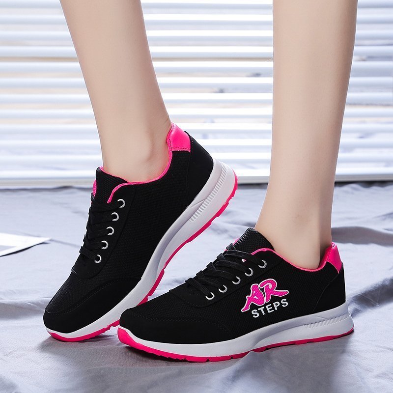 Fashion Women Lightweight Sneakers Shoes Outdoor Sports Shoes Breathable Mesh Comfort Shoes Air Cushion Lace Up Zapatos Mujer - Image 5