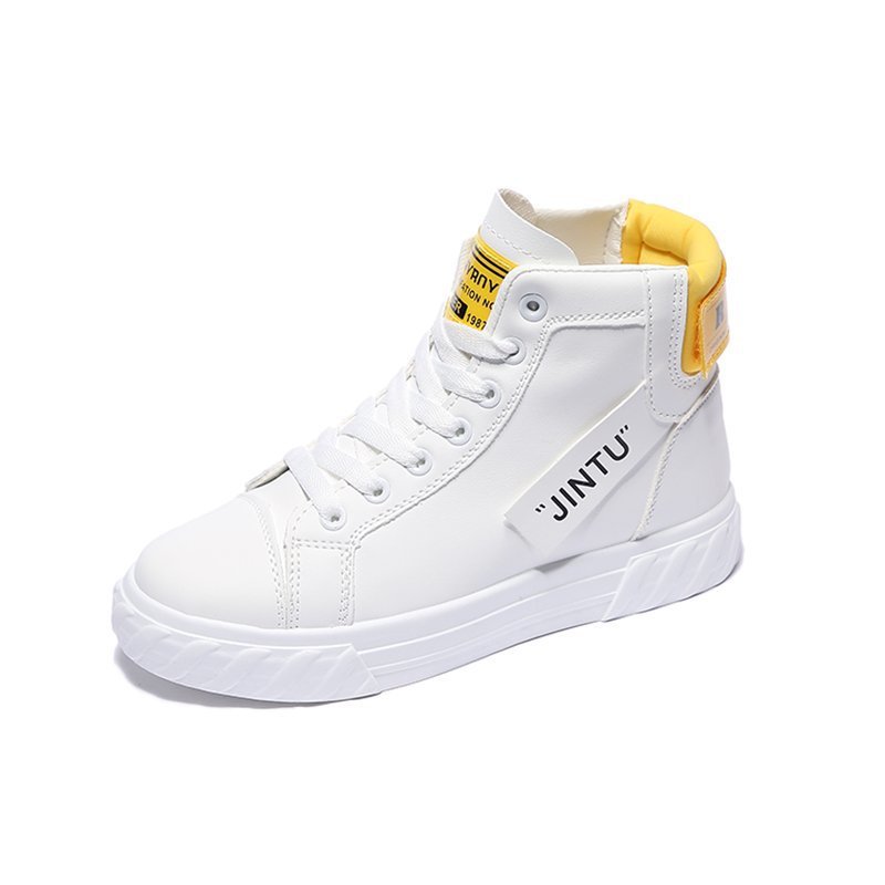 women's white sneakers high to help casual flat women's vulcanized shoes fashion Spring and Autumn sports shoes Zapatos Mujer - Image 4