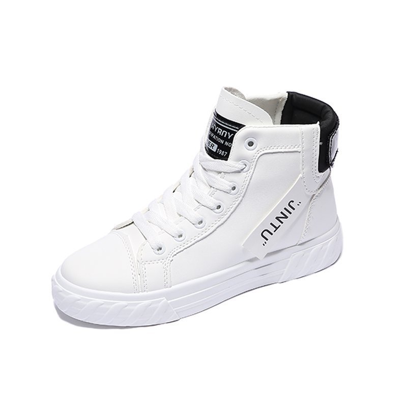 women's white sneakers high to help casual flat women's vulcanized shoes fashion Spring and Autumn sports shoes Zapatos Mujer - Image 5