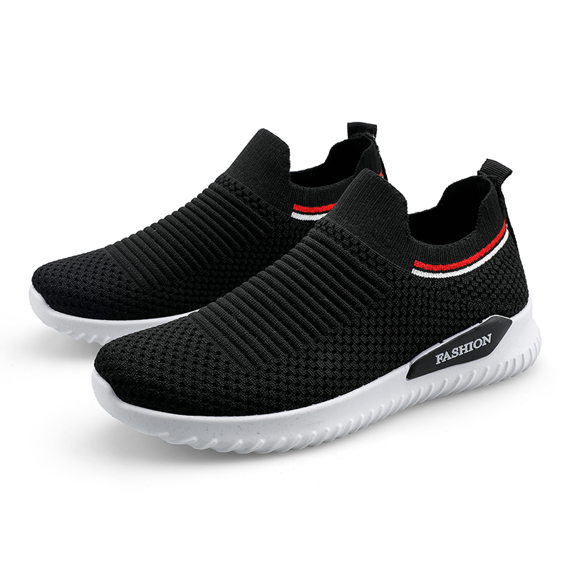 Women's Casual Vulcanized Shoes Woman Mesh Sneakers Women Knitted Flat Ladies Slip On Female Footwear Size 41 Feminino Zapatos - Image 7